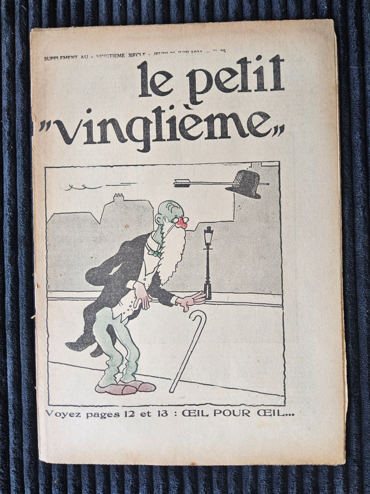 Tintin - Petit Vingtième - Numéro 25 de 1934