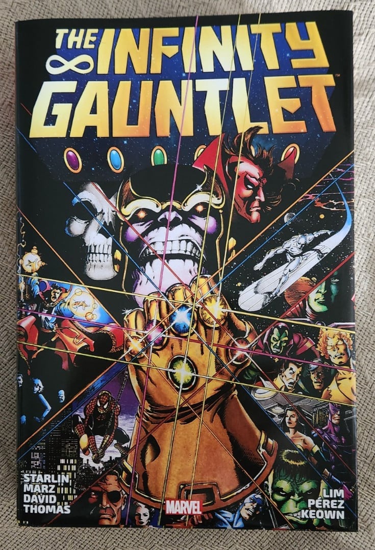 Marvel Il Guanto dell'Infinito Omnibus graphic novel copertina rigida