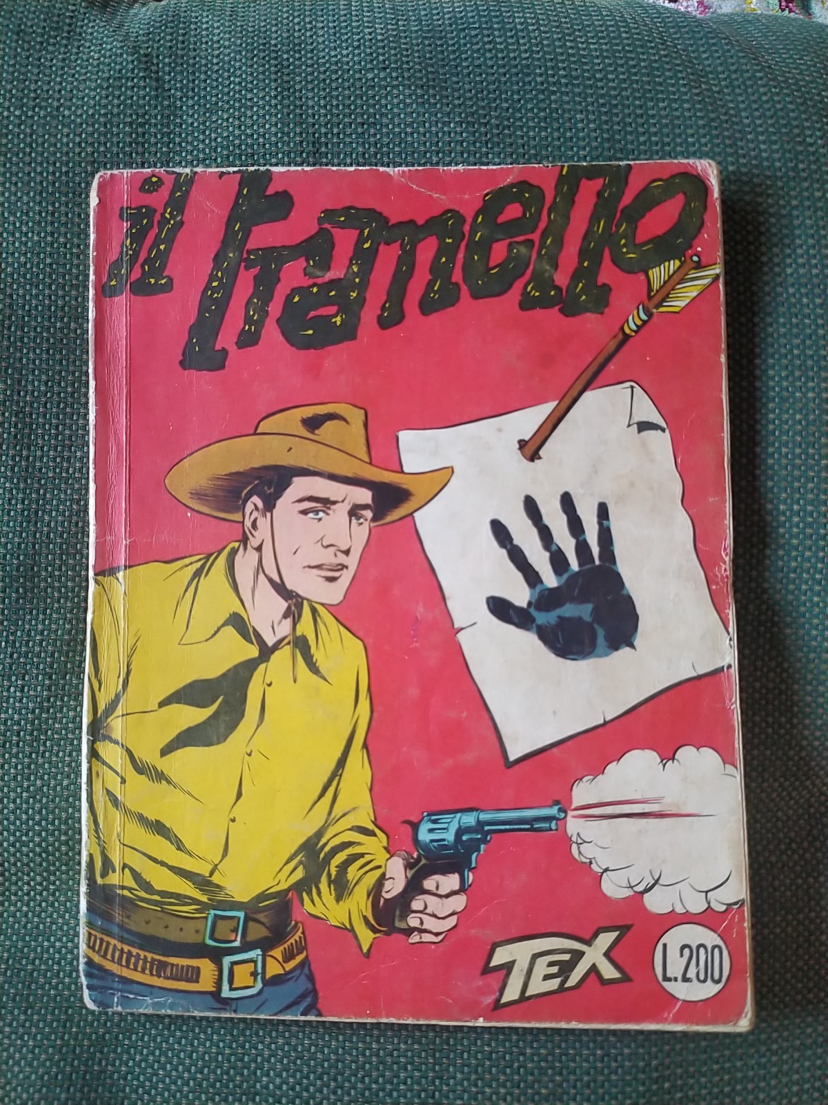 TEX SPILLATO N. 10 AUT. 478 CENSURATO BUONO 100 PAGINE SECONDA EDIZIONE 