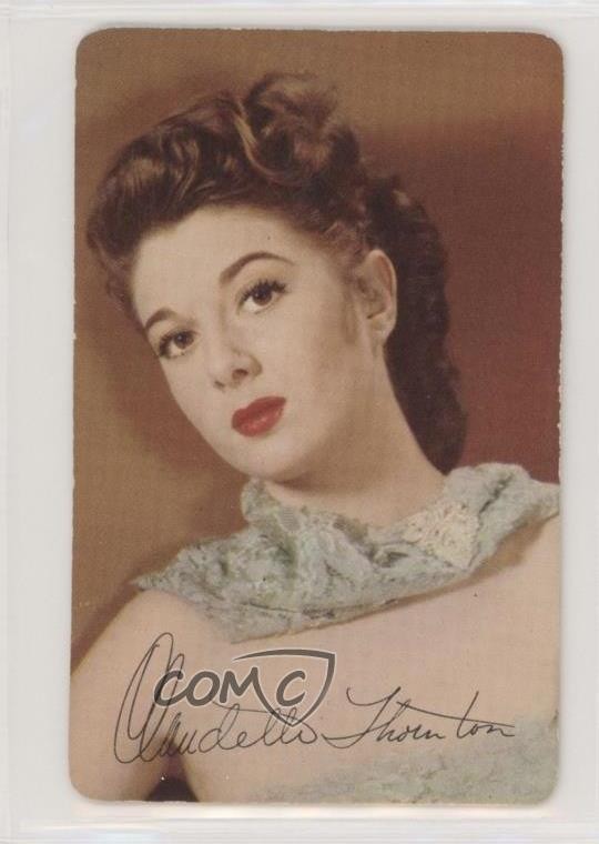 1953 Mother's Cookies Movie Stars D57 Claudette Thornton #11 z6d
