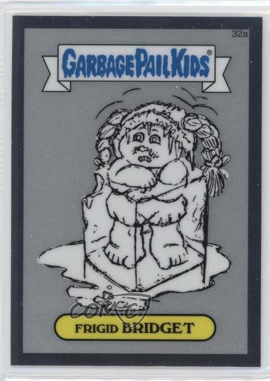 2013 Topps Garbage Pail Kids Chrome Frigid Bridget #32a Sketch 0le5