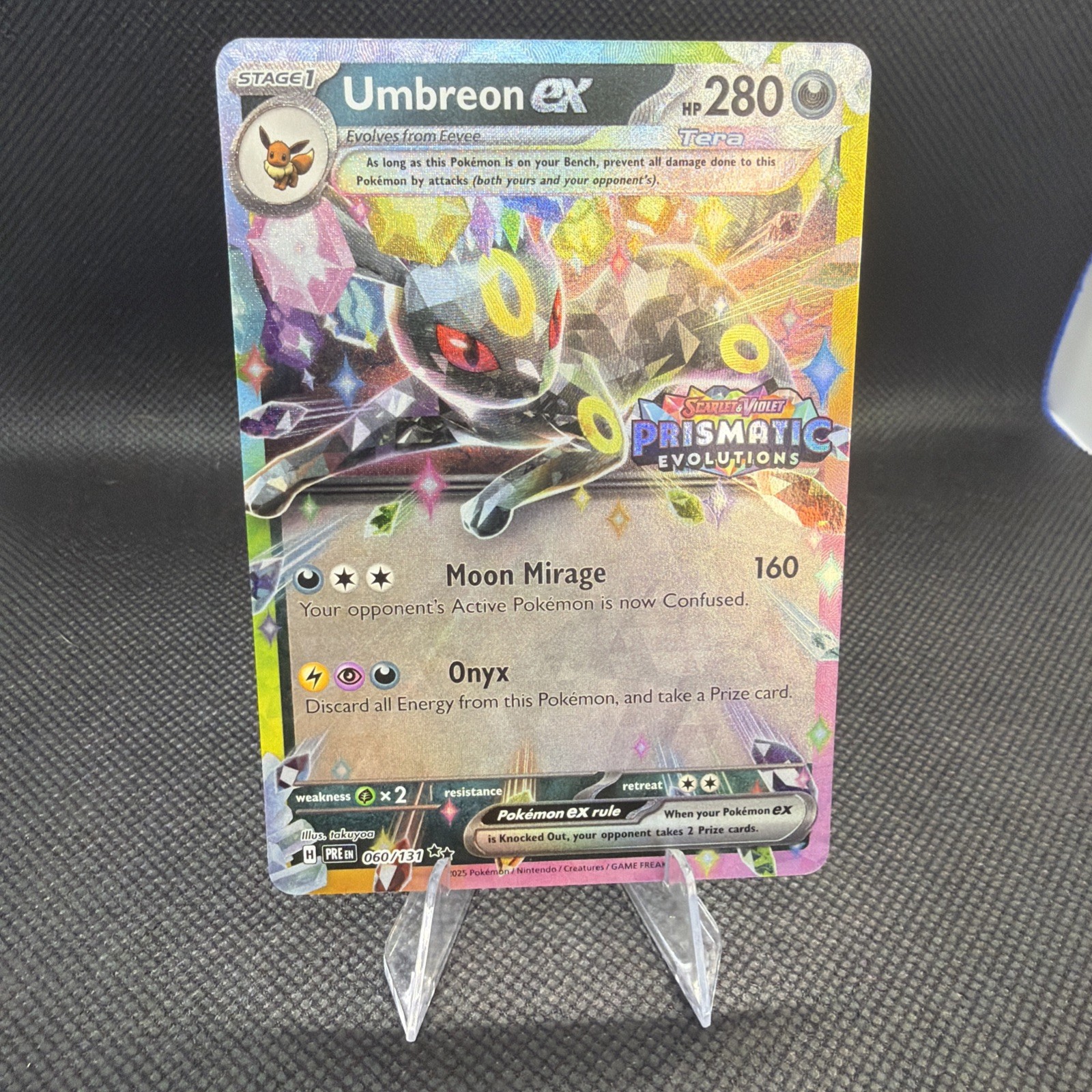 Umbreon ex 060/131 timbrato promo quasi nuovo