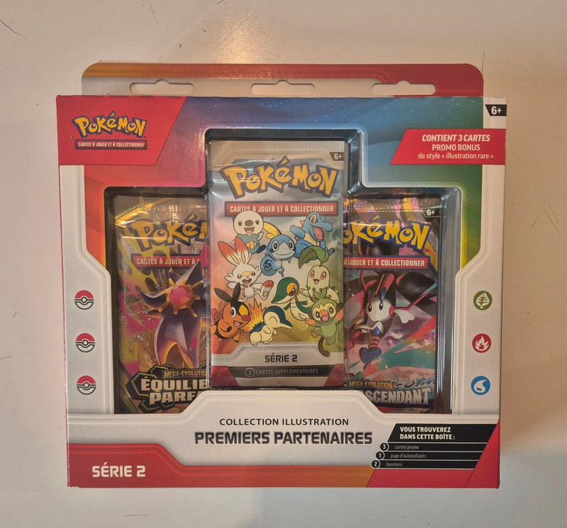 Coffret premiers partenaires série 2 Pokémon