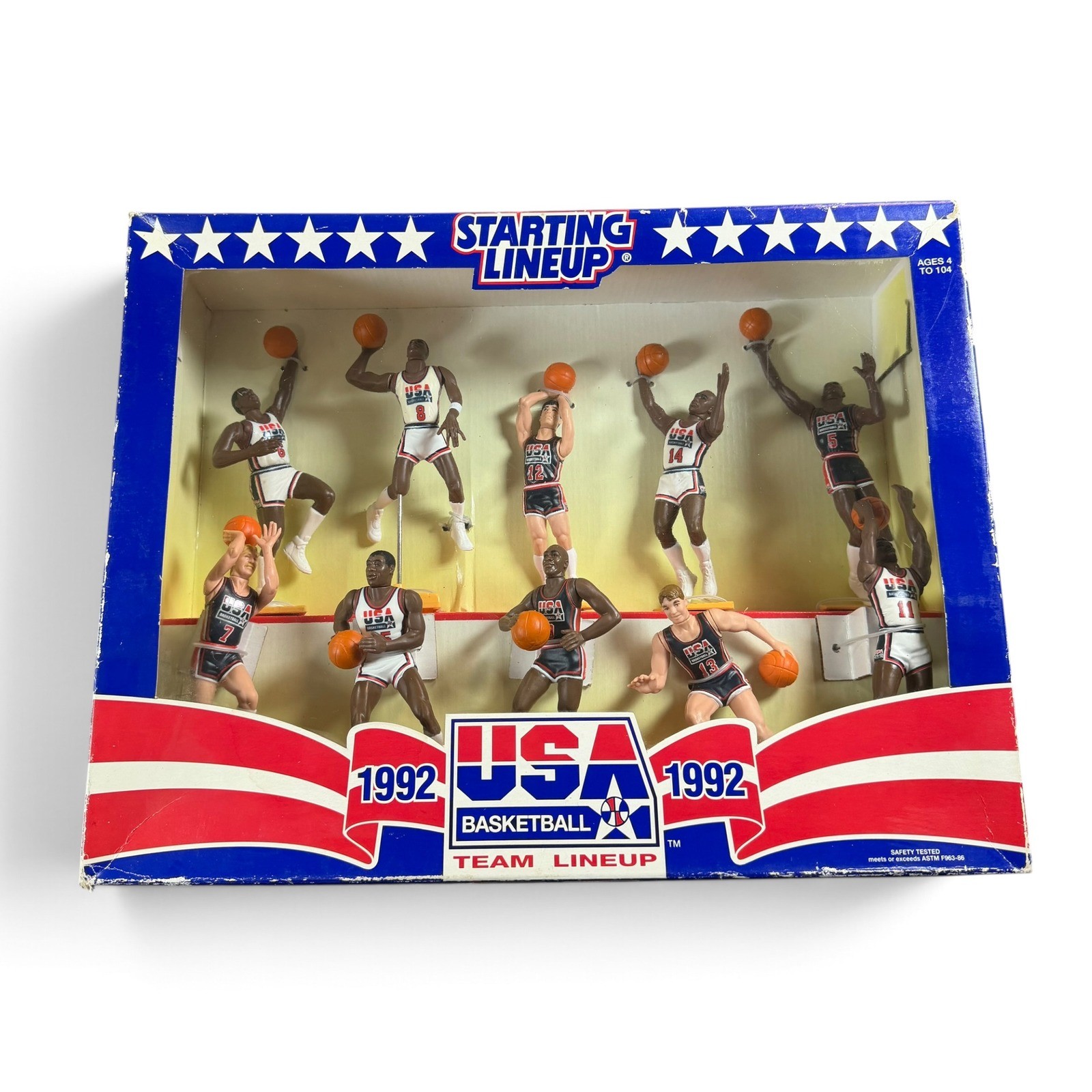 Kenner Starting Lineup USA Basketball Dream Team Lineup 1992 set 10 figurine