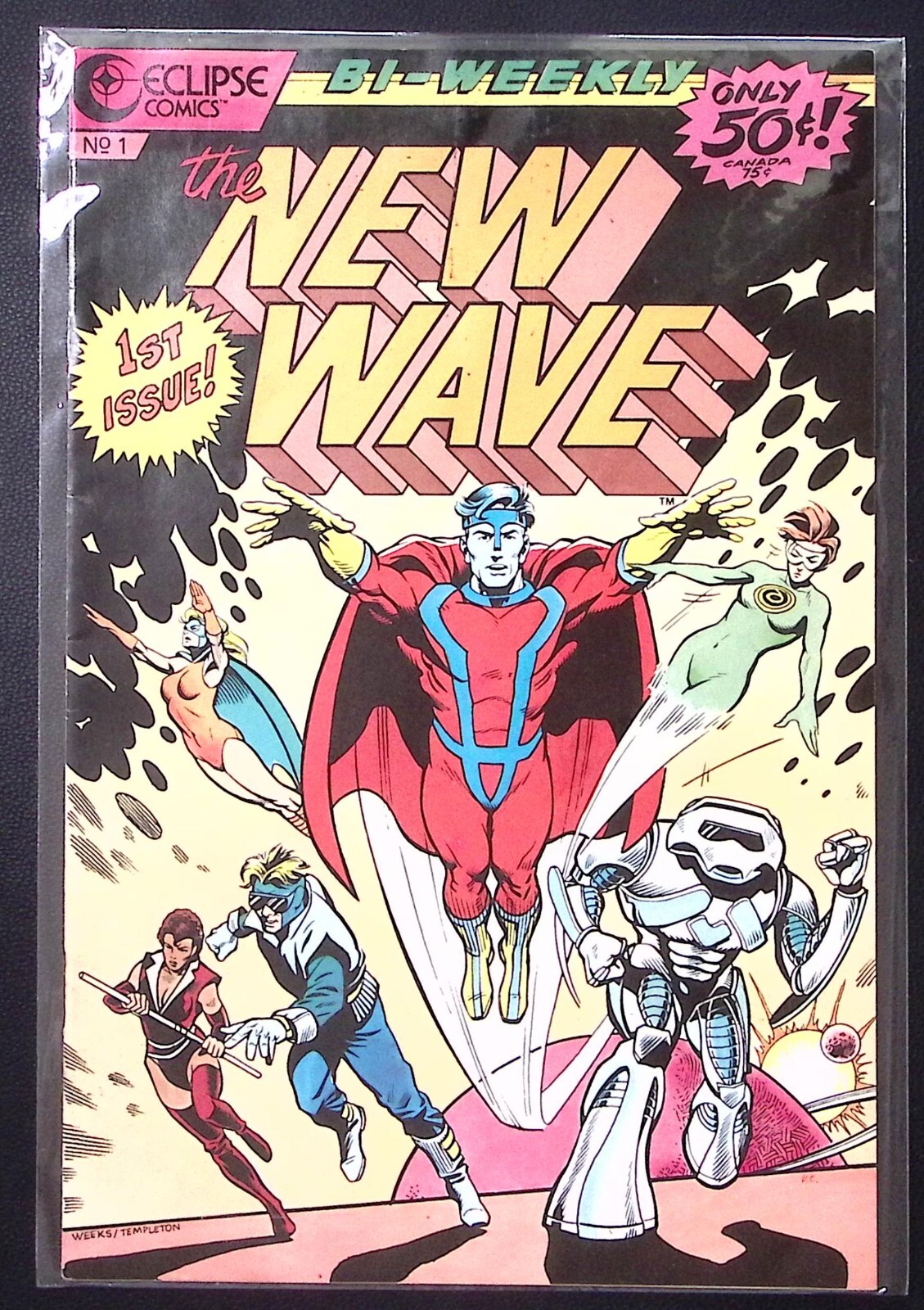 1986 THE NEW WAVE #1 1st ISSUE ECLIPSE COMICS EXC  Z2011