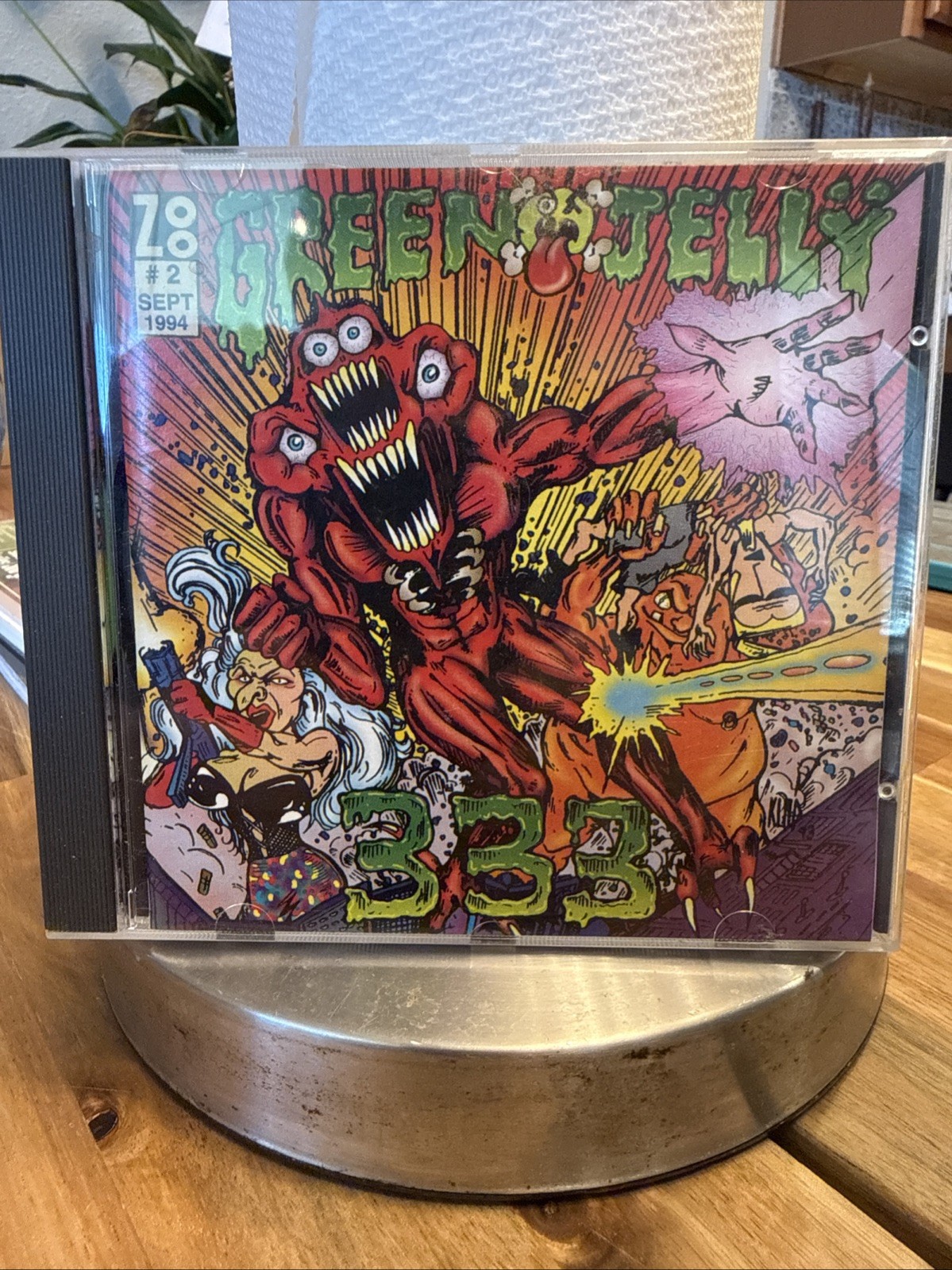 GREEN JELLY 333 Three Three Three CD Original 1994 Zoo