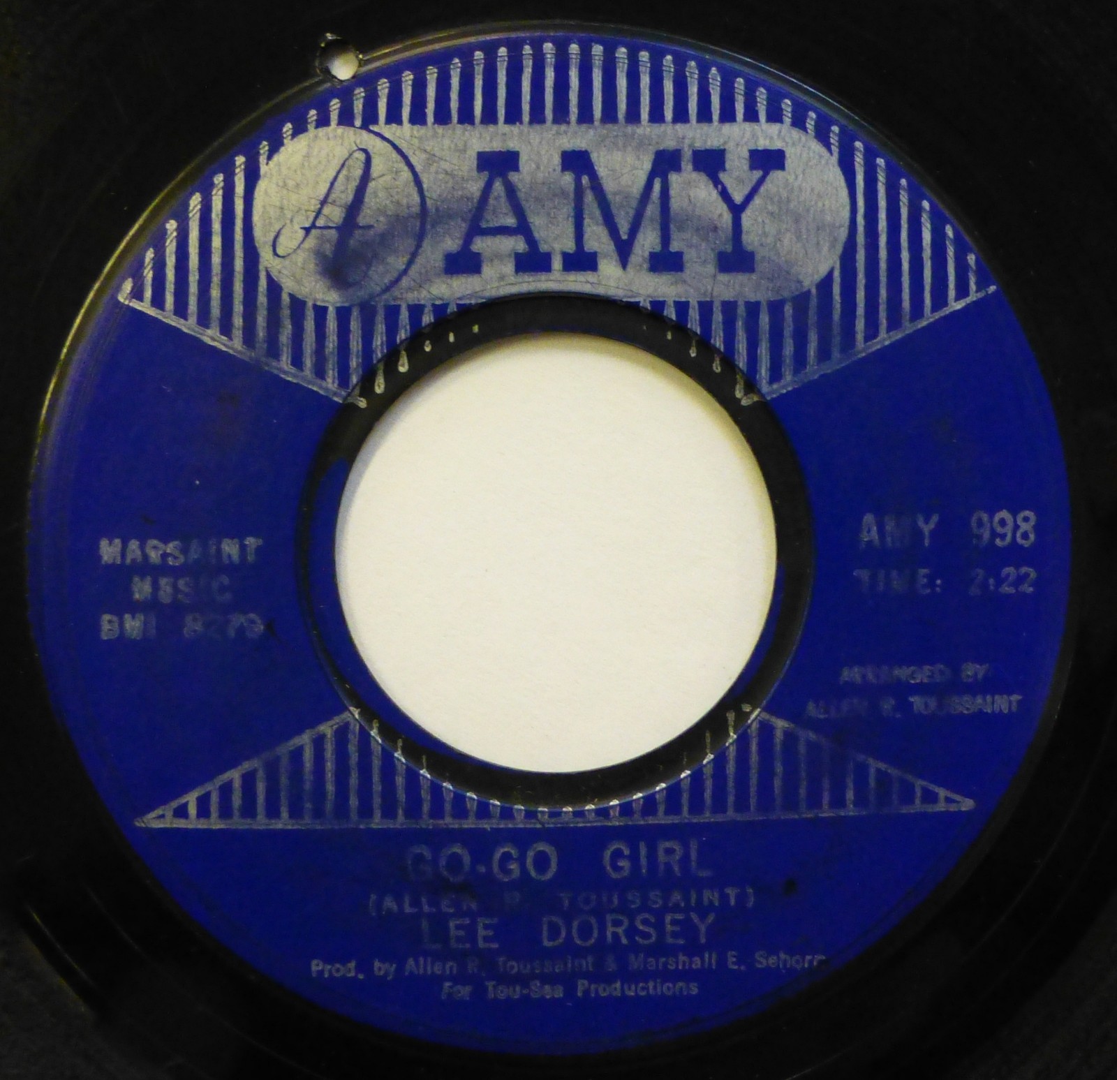 LEE DORSEY 45 giri Go-Go Girl/I Can Hear You Callin' 7" R&B Soul Single