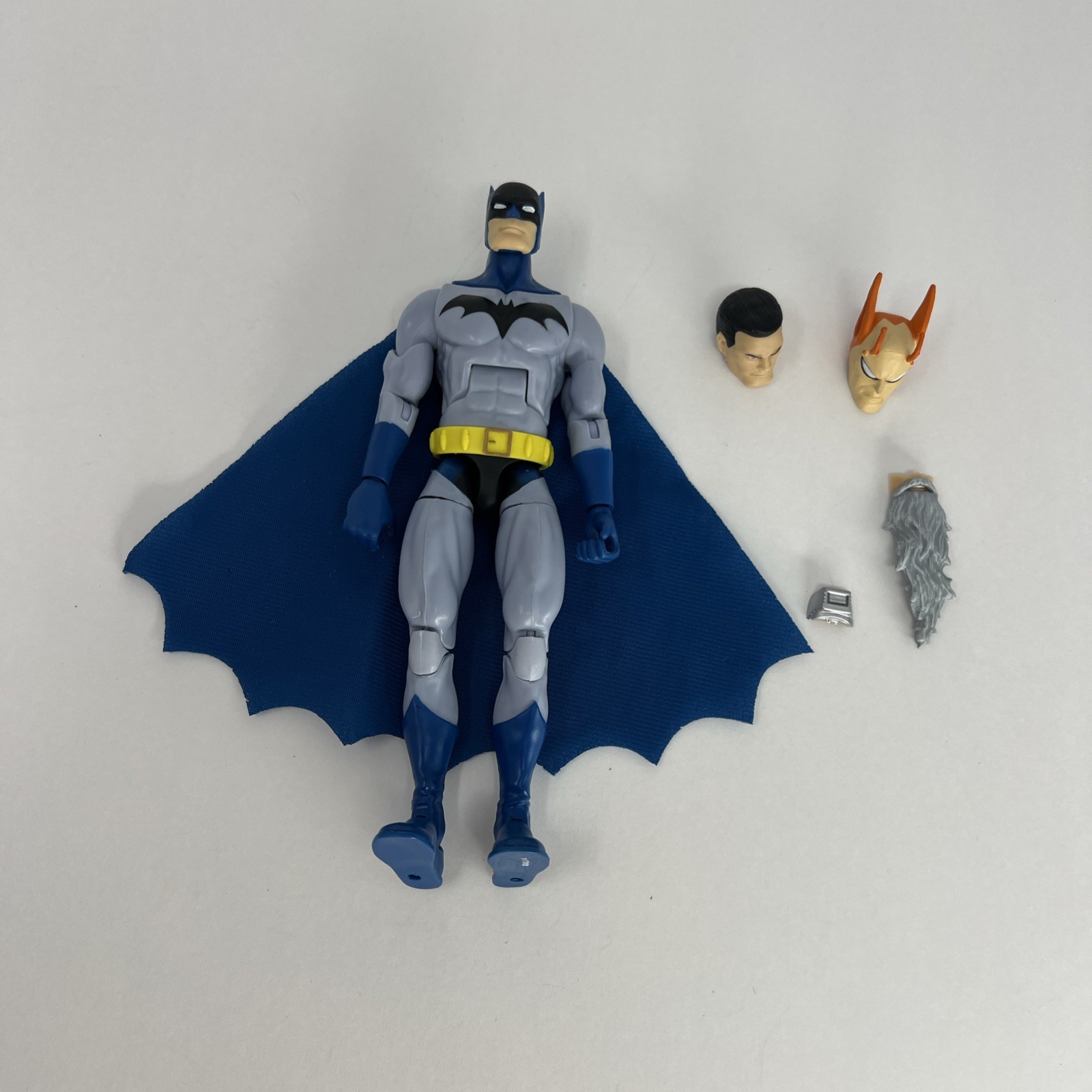 Mattel 2019 SDCC Exclusive Strange Lives of Batman Action Figure con volti extra