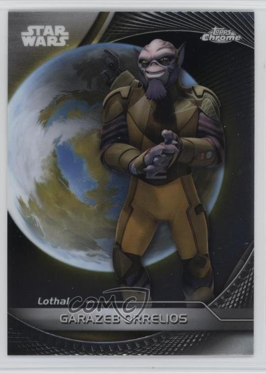 2025 Topps Chrome Star Wars Hyperspace Lothal Zeb Orrelios Gara #29 17vo