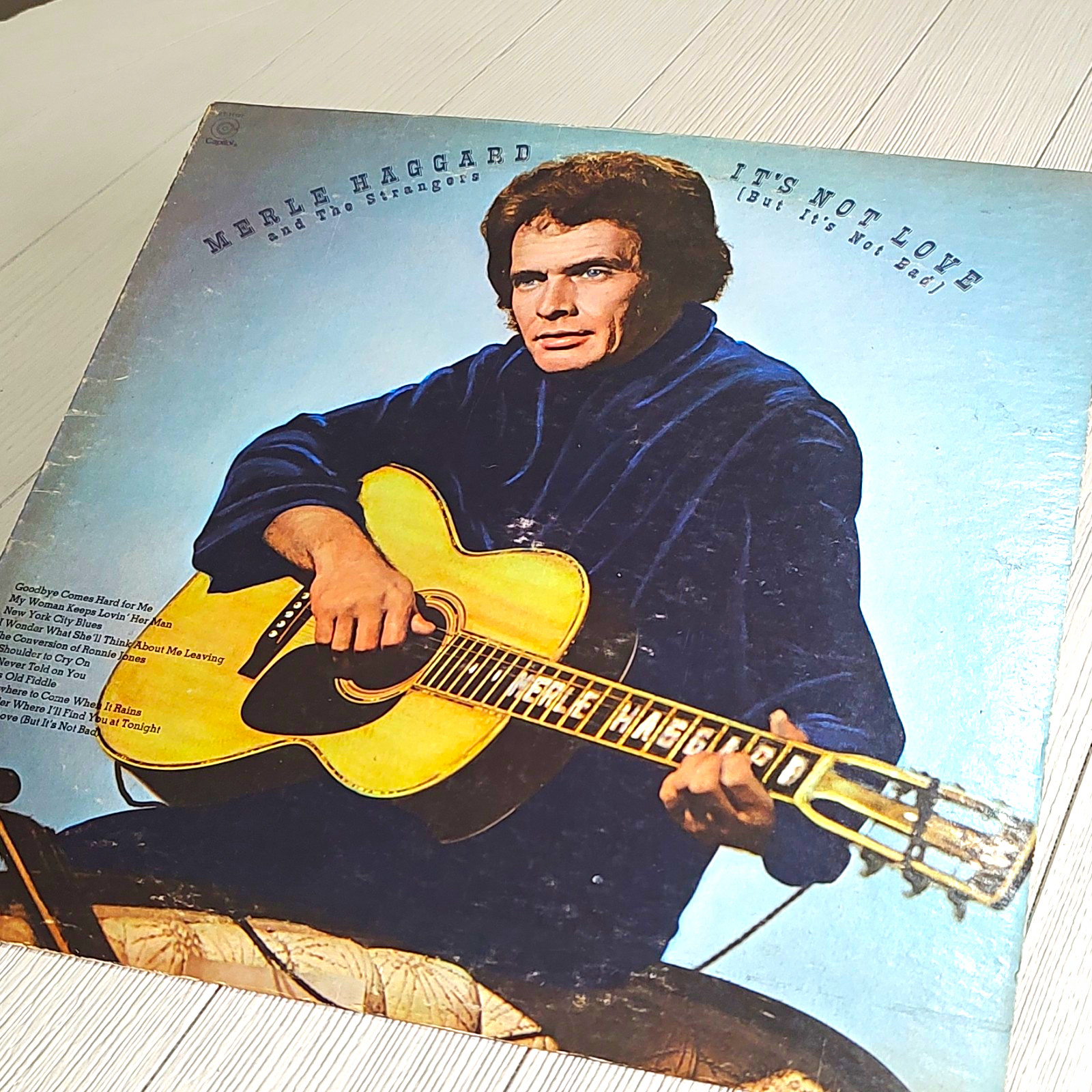 Merle Haggard & The Strangers Its Not Love (But Its Not Bad) LP Capitol