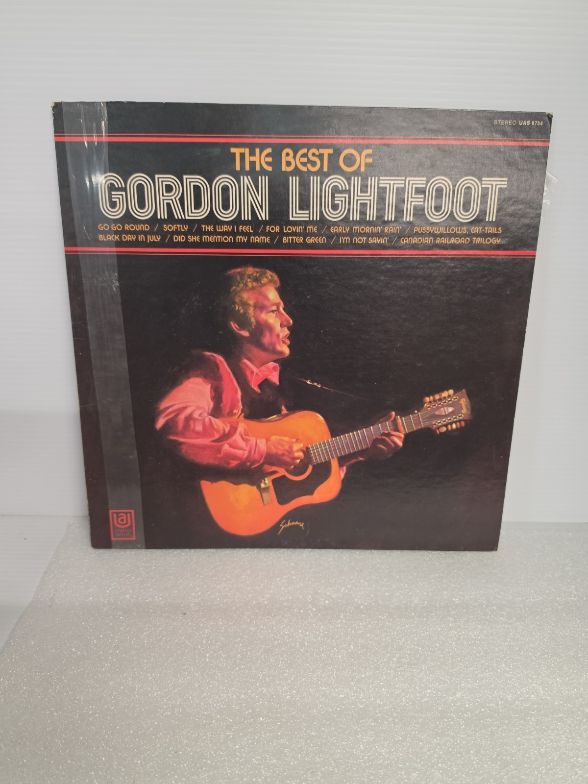 Gordon Lightfoot Vinyl LP The Best Of  Gordon Lightfoot UA Records 1970 UAS 6754