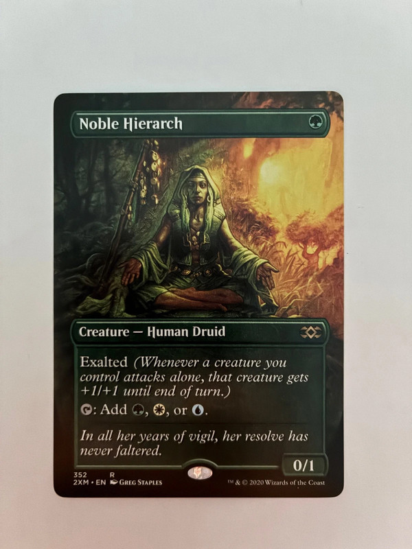 MtG Noble Hierarch Collectors Borderless 352