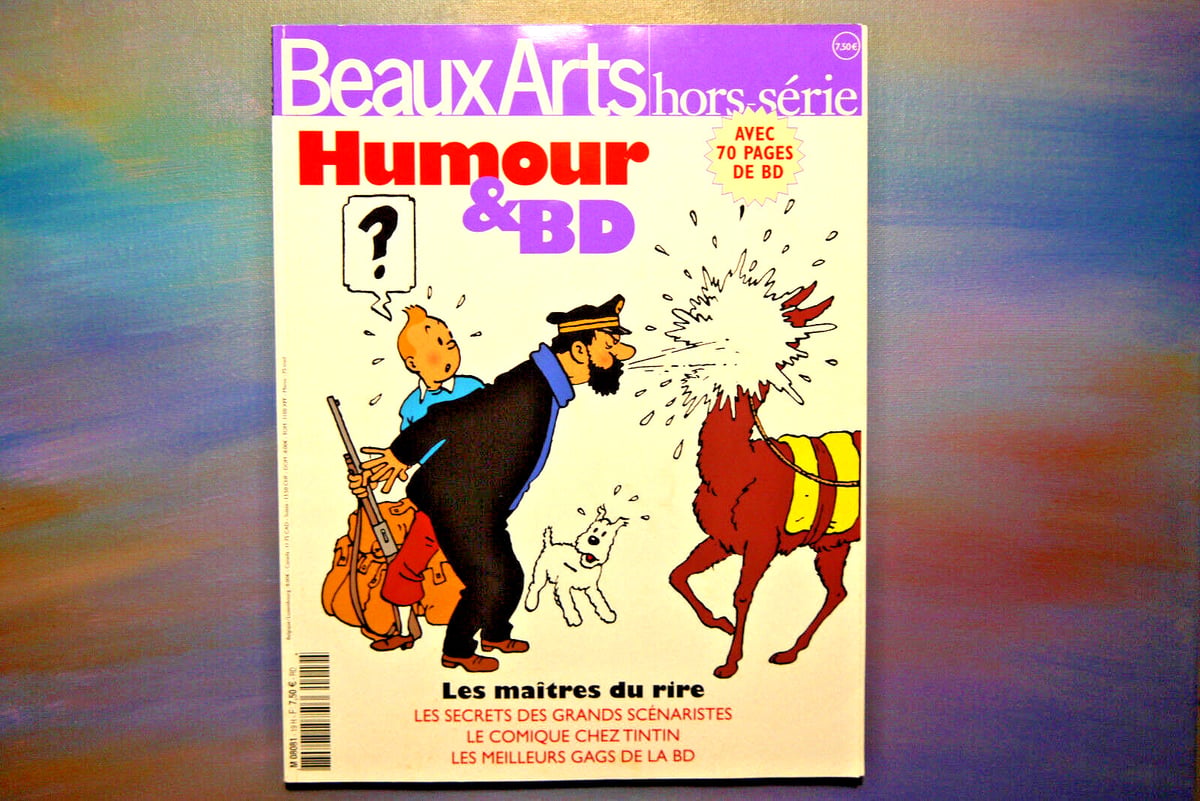 BEAUX ARTS Tintin HORS SERIE 19 HUMOUR ET BD