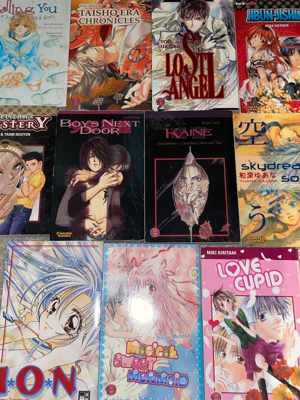 Verschiedene Mangas