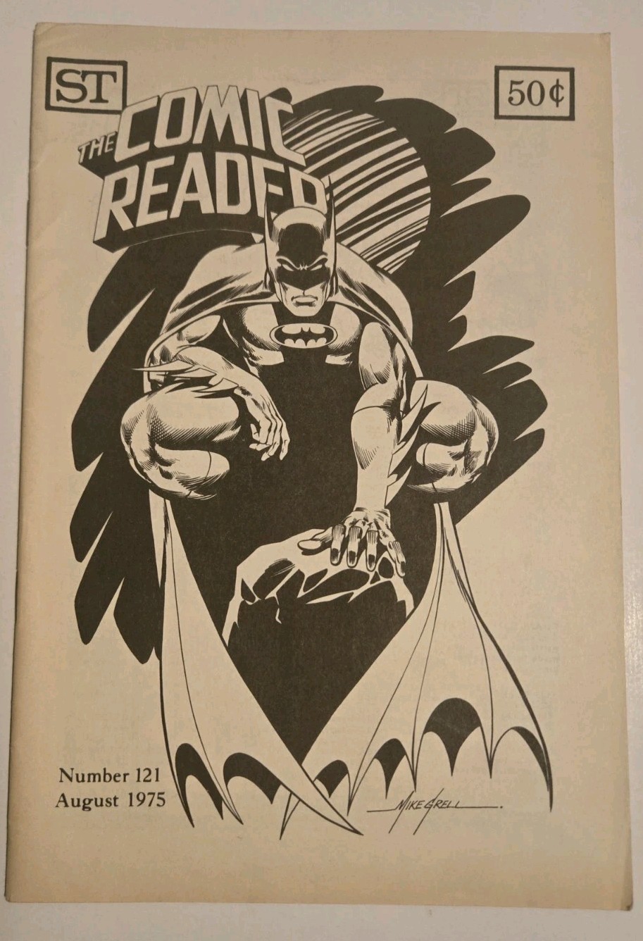 Lettore di fumetti #121 quasi nuovo - (9.2) 8/75 Mike Grell copertina Batman! 