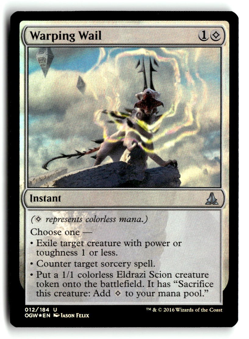 FOIL Warping Wail EN MTG Foil Oath of the Gatewatch - 12 LP