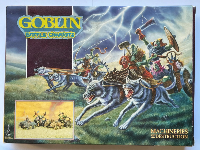 Warhammer MD6 Goblin Battle Chariots OOP Citadel