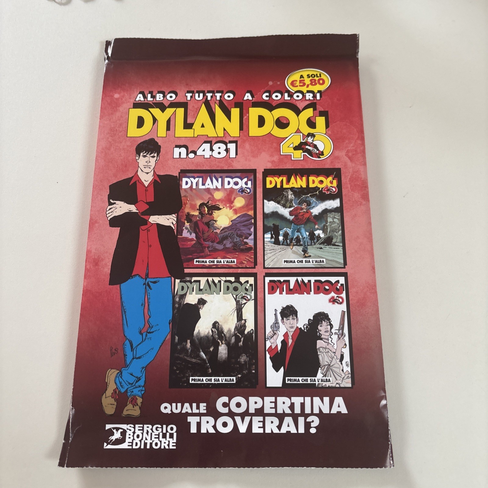 DYLAN DOG N 481 - BUSTA SIGILLATA MAI APERTA
