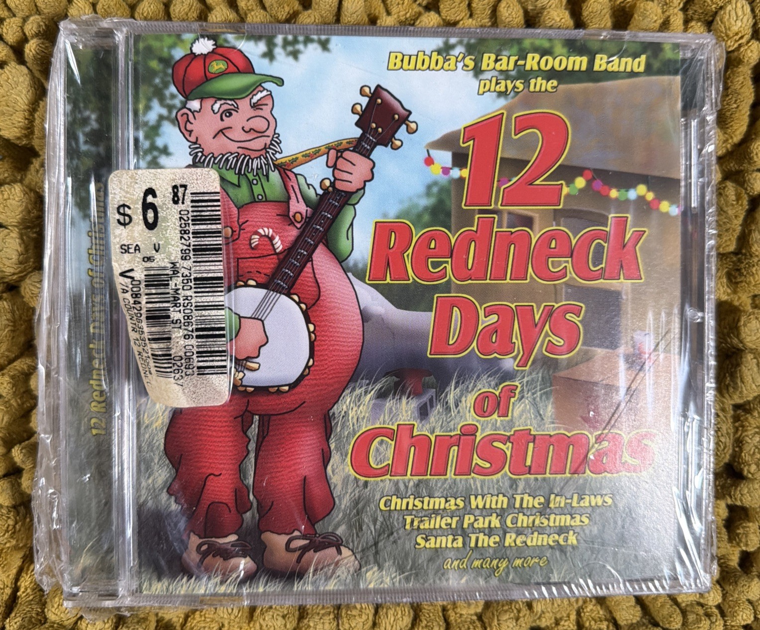 12 REDNECK DAYS OF CHRISTMAS (CD) - BUBBA'S BAR ROOM BAND!! NEW
