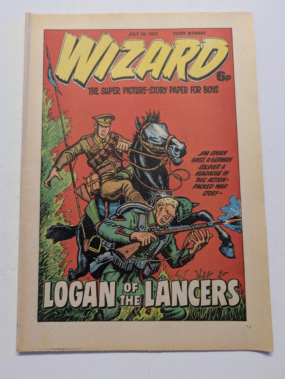 The Wizard Comic, July 16th 1977.