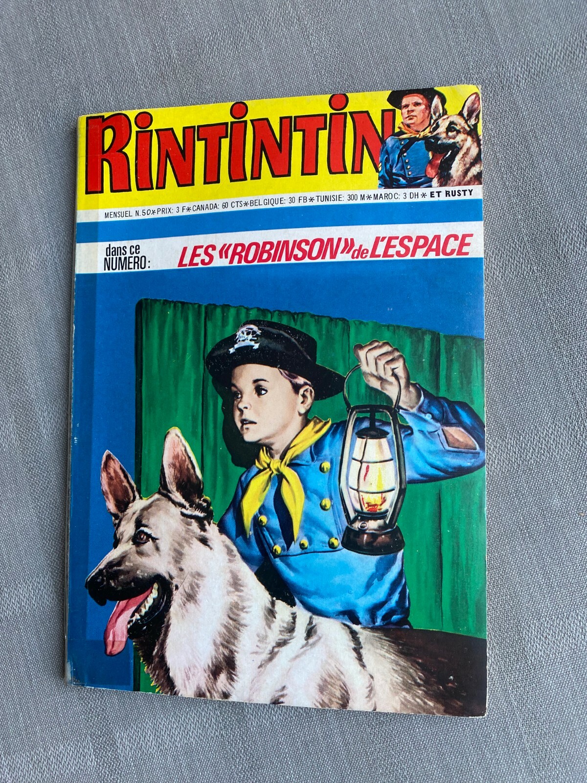 RIN TIN TIN N°50 2A SERIE 1974 IN BUONE CONDIZIONI