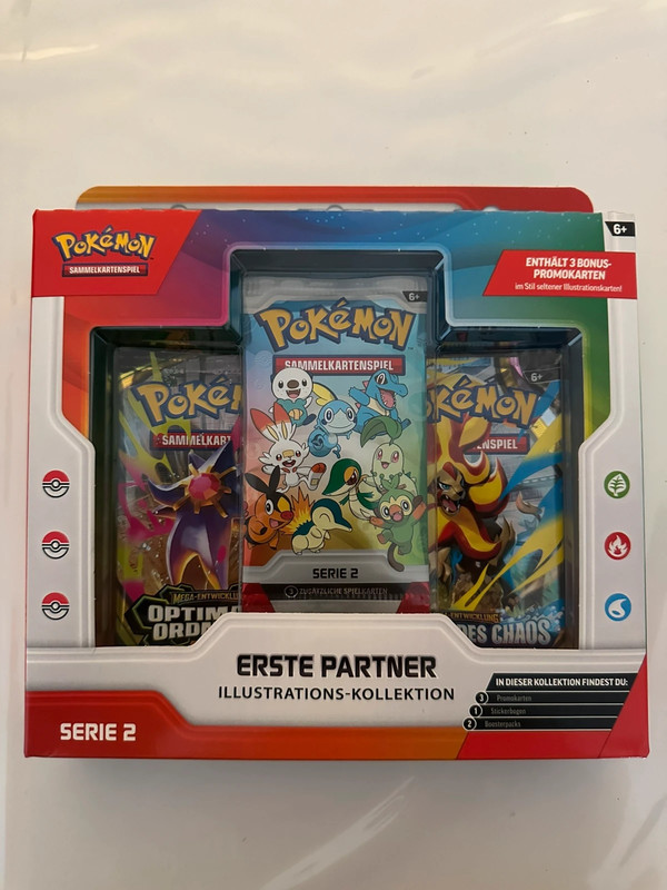 Pokémon Erste Partner Illustrations-Kollektion Serie 2 - Deutsch - NEU & OVP