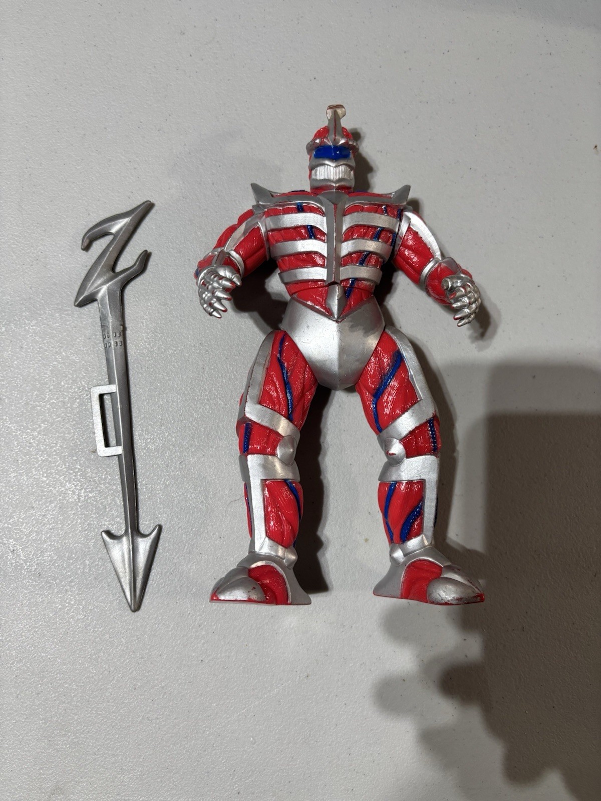 Vintage 1993 Mighty Morphin Power Rangers Villain Lord Zedd 8" e Baboo