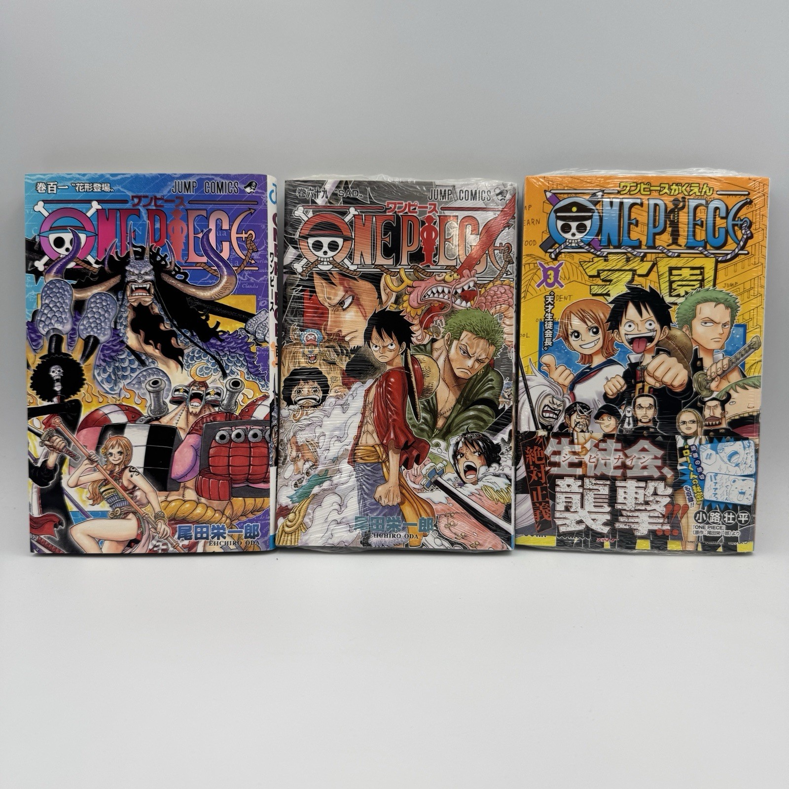 ONE PIECE Vol. Lotto 3 libri fumetti manga giapponesi prima stampa 69 101