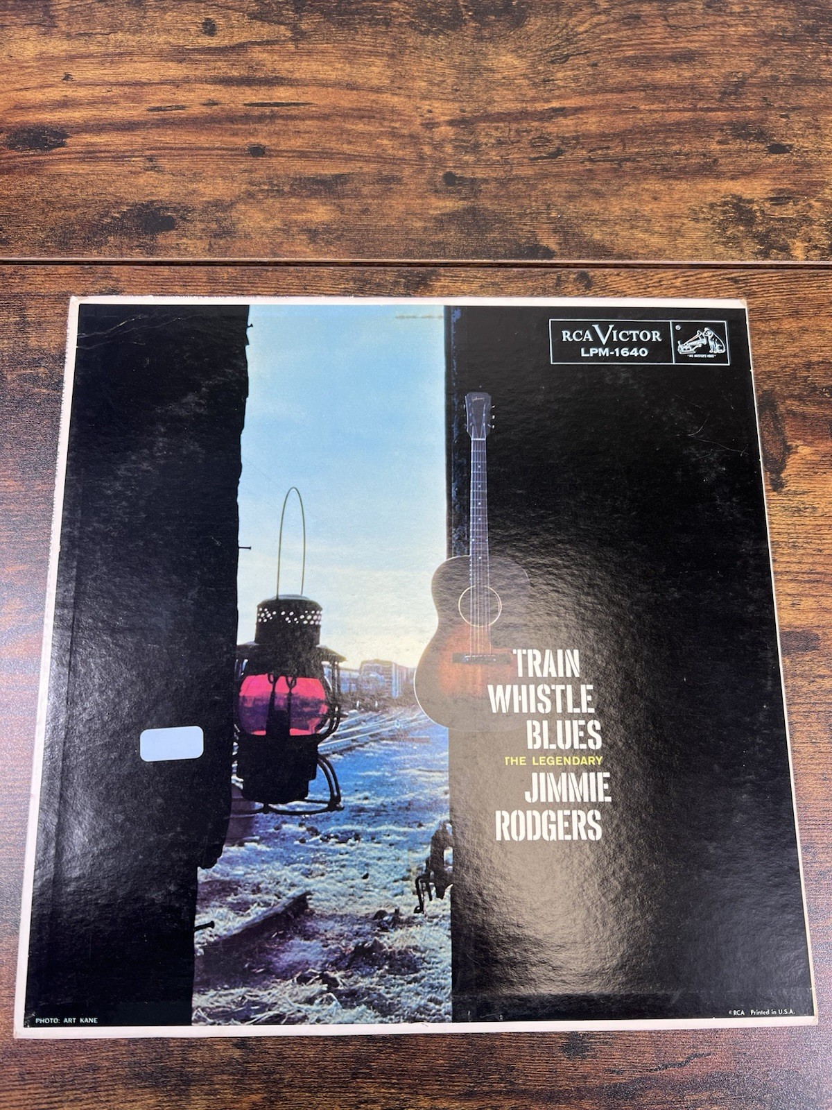 Jimmie Rodgers Train Whistle Blues Vintage Vinyl Record