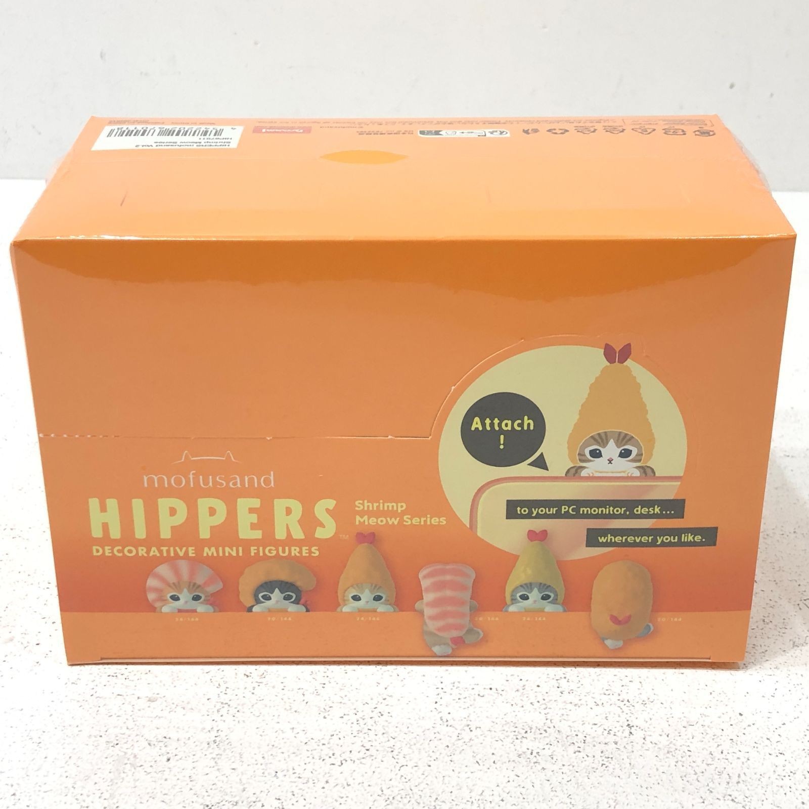 HIPPERS mofusand gamberetti serie Meow 12pz scatola cieca assortimento figure Giappone NUOVO