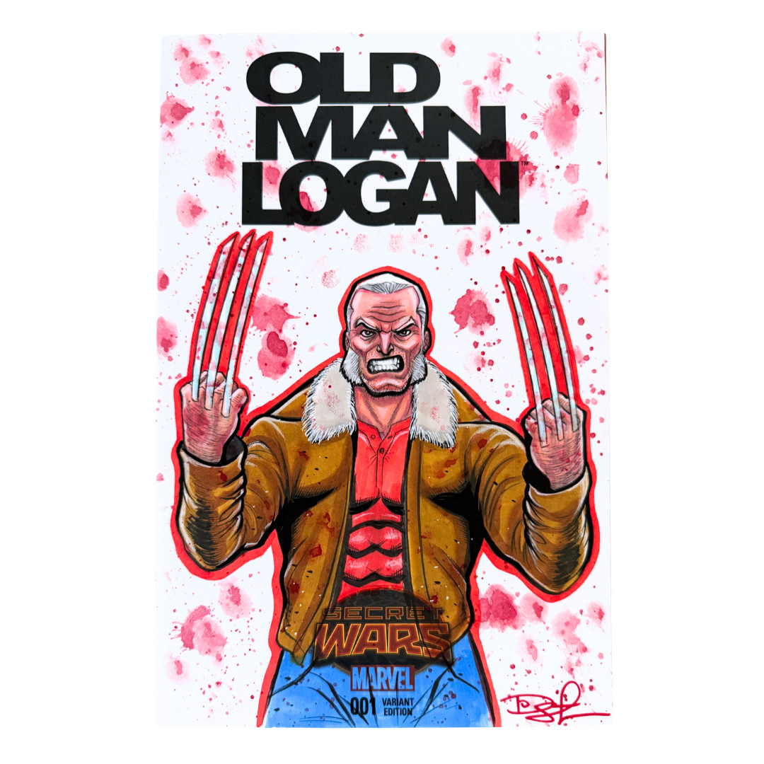 Old Man Logan #1 - vuoto - schizzo completo originale di Dietrich Smith