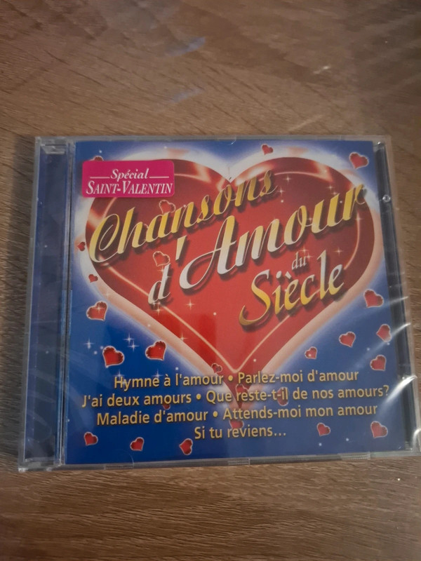 Cd neuf chansons d'amour du siècle edith piaf lucienne boyer josephine baker charles trenet