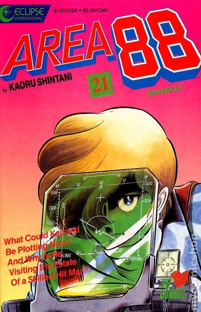 Area 88 #21 FN/VF 7.0 1988 Immagine Stock
