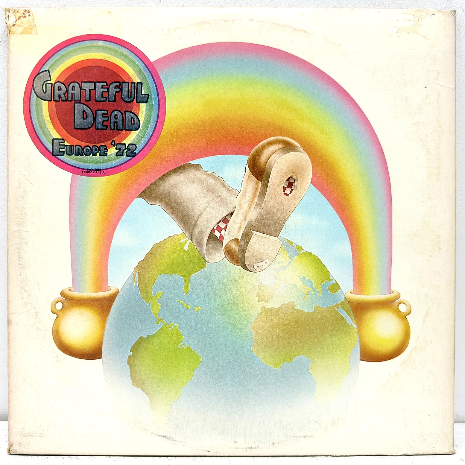 Grateful Dead Europe '72 Vinyl Warner Bros White Label Promo WLP 3WX 2668 VG+