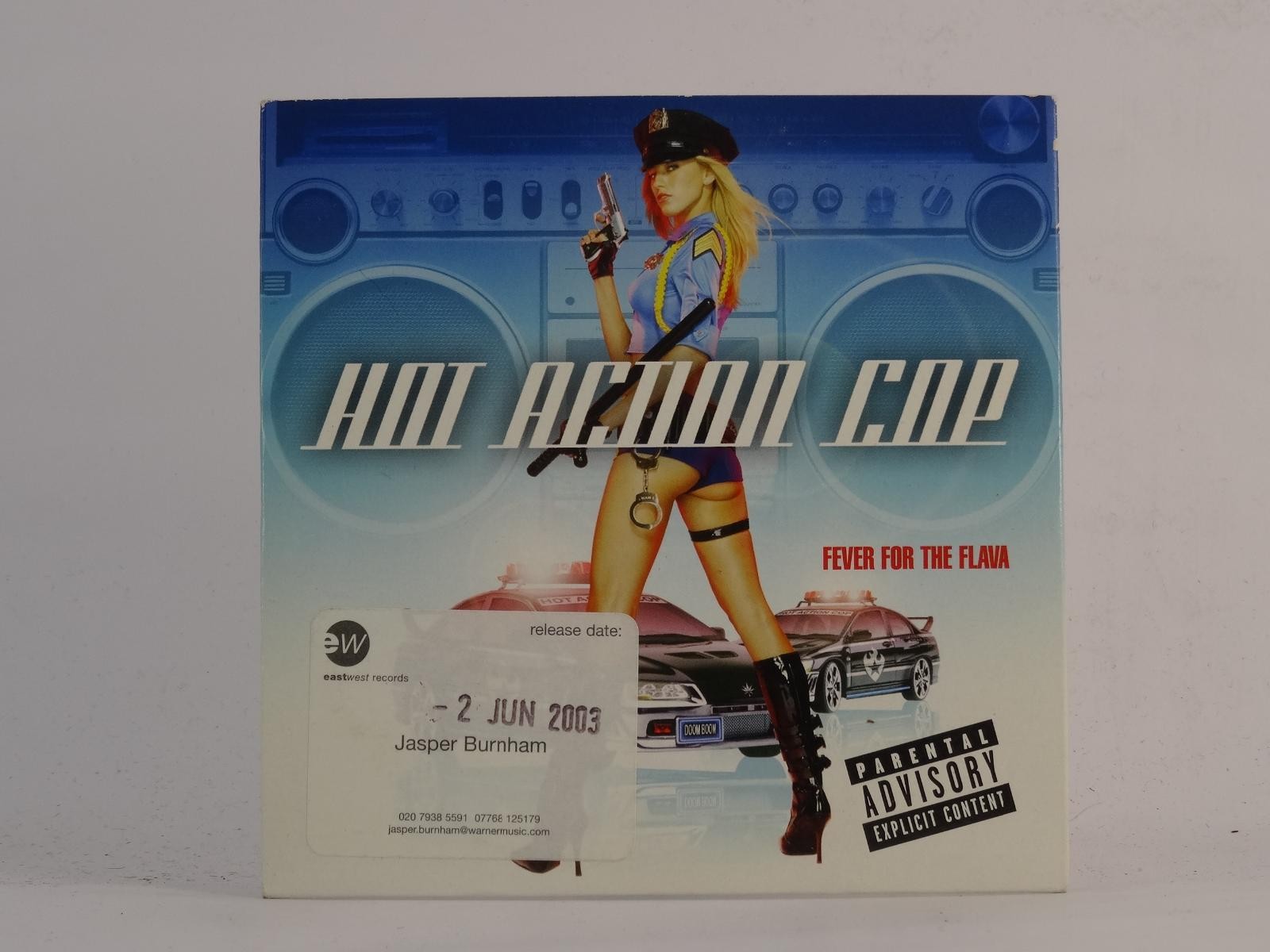 HOT ACTION COP FEVER FOR THE FLAVA (E61) 2 Track Promo CD Single including Card 