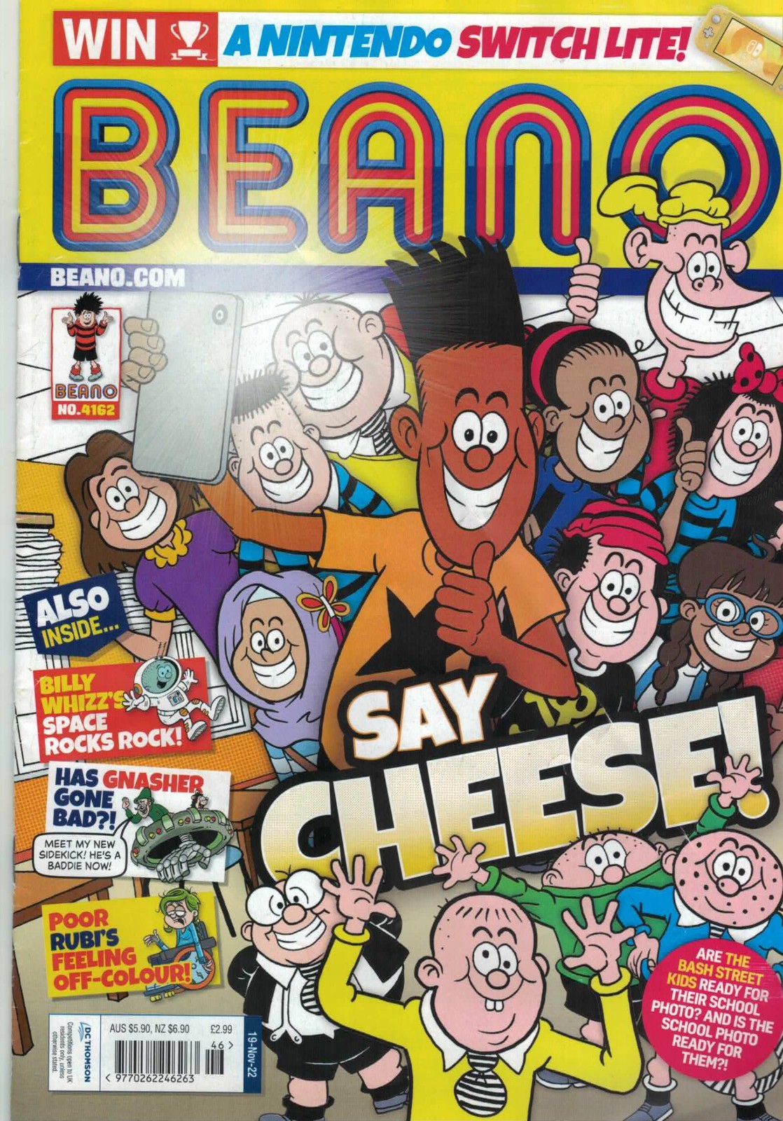 Beano Comic - No. 4162 - 19/11/2022 - Say Cheese!