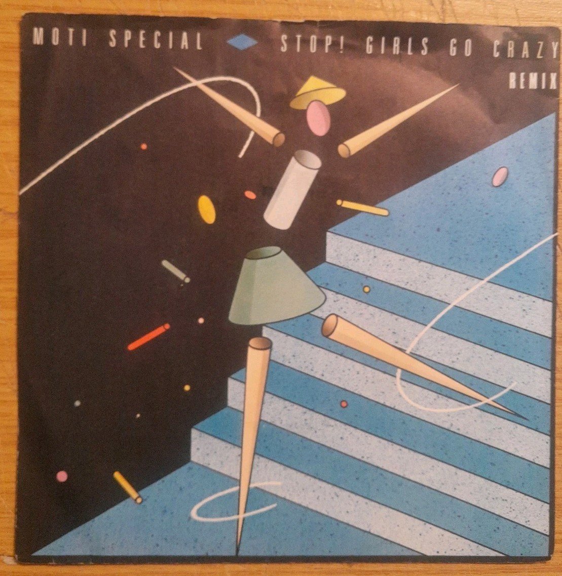 Vinyl Single Moti Special Stop! Girls Go Crazy Remix Teldec 1985 Vinyl EX