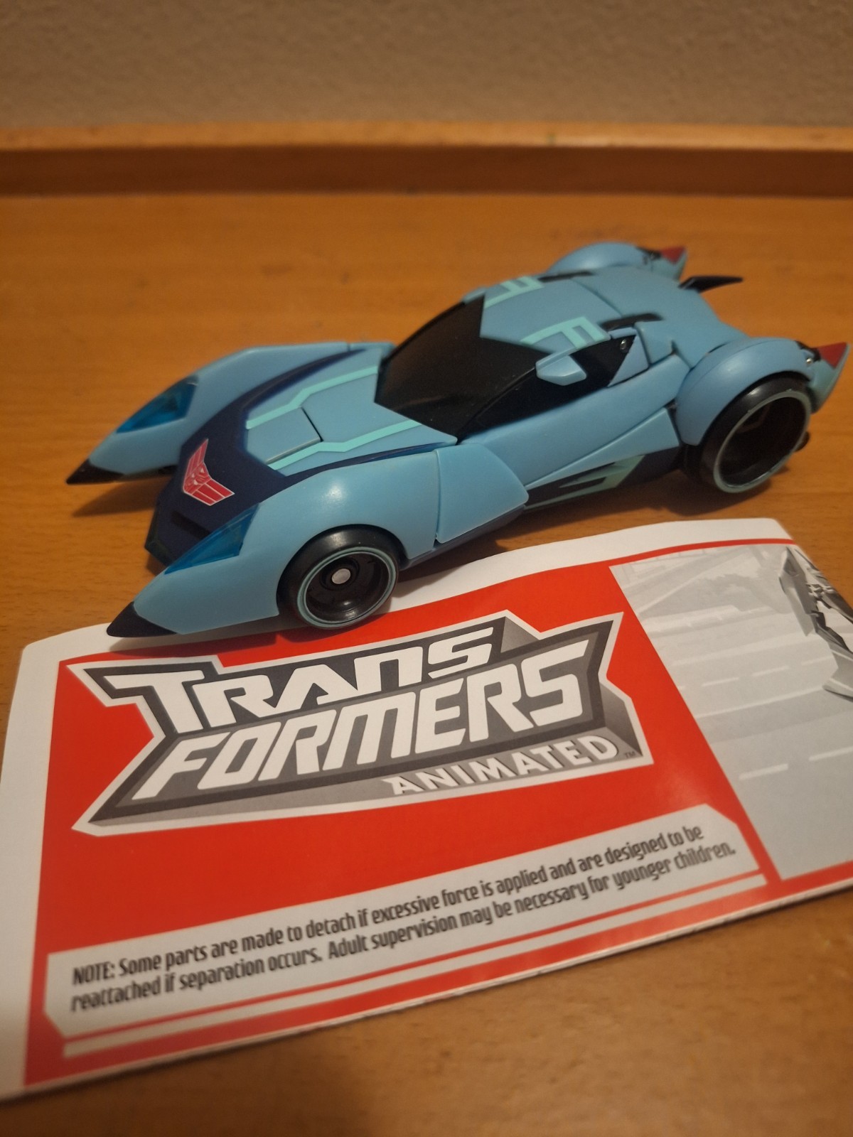 Transformers Animated BLURR Completo 2008 Deluxe Class Autobot