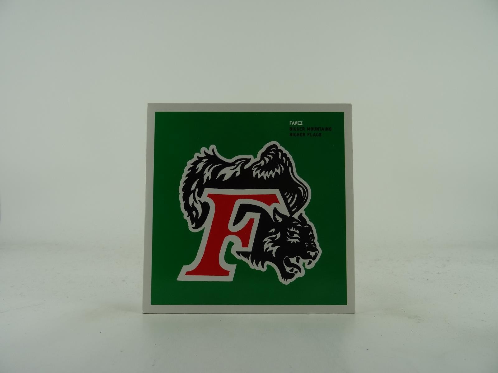FAVEZ BIGGER MOUNTAINS HIGHER FLAGS (144) 11 Track Promo CD Album plus Card Slee