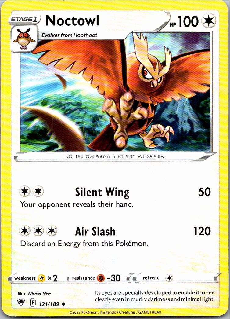 Noctowl SWSH10 SWSH10: Radianza astrale 121/189