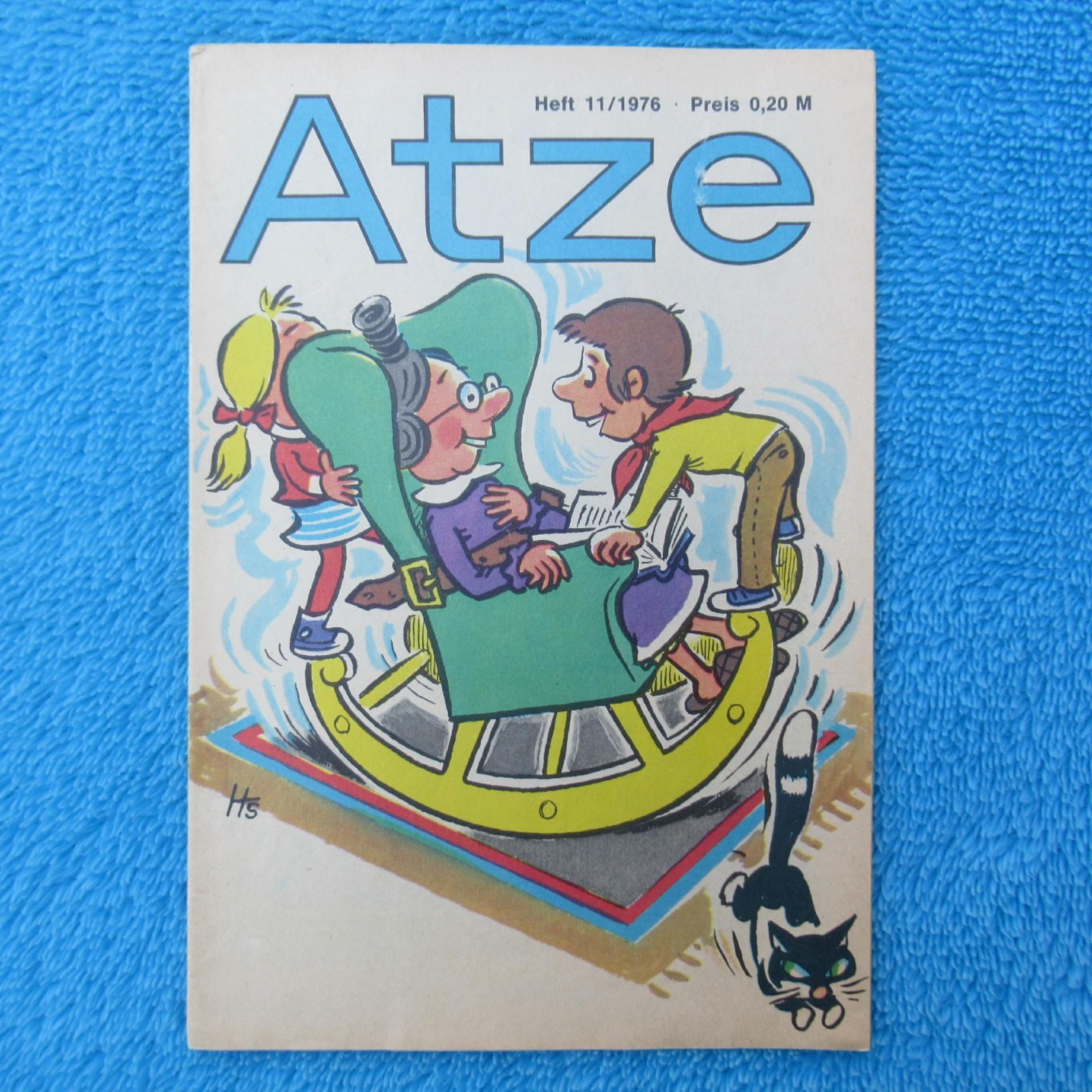ATZE n. 11 1976 Fix und Fax Pats avventura di viaggio Jürgen Kieser DDR Z1