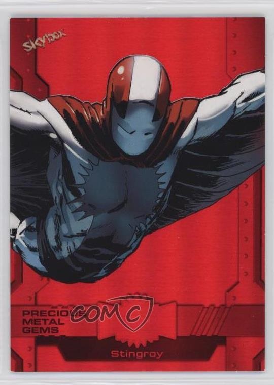 2024 Skybox Marvel Metal Universe Avengers PMG Rosso 26/100 Stingray #30 0nr3
