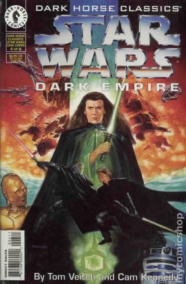 Dark Horse Classics Star Wars Dark Empire #6 FN 1997 immagine stock