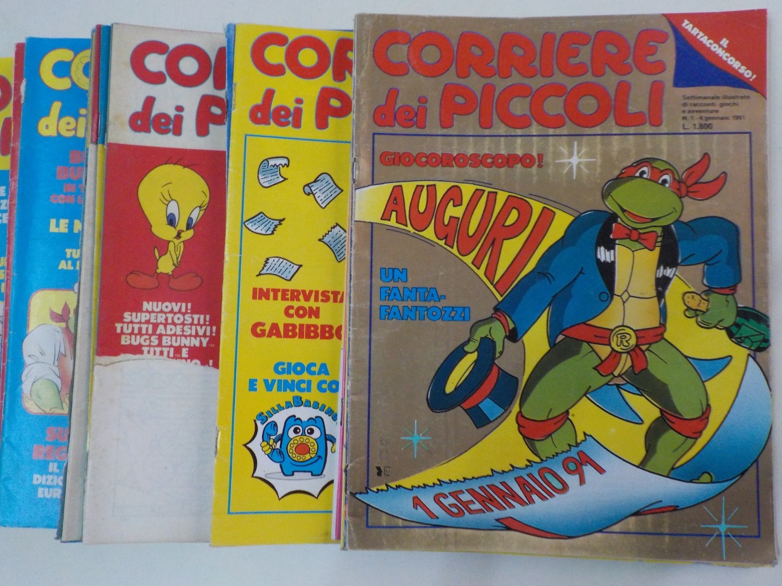 Corriere dei Piccoli 1 a 52 Anno 1991 Semi Completo (-17 Albi) COMPRO FUMETTI SH