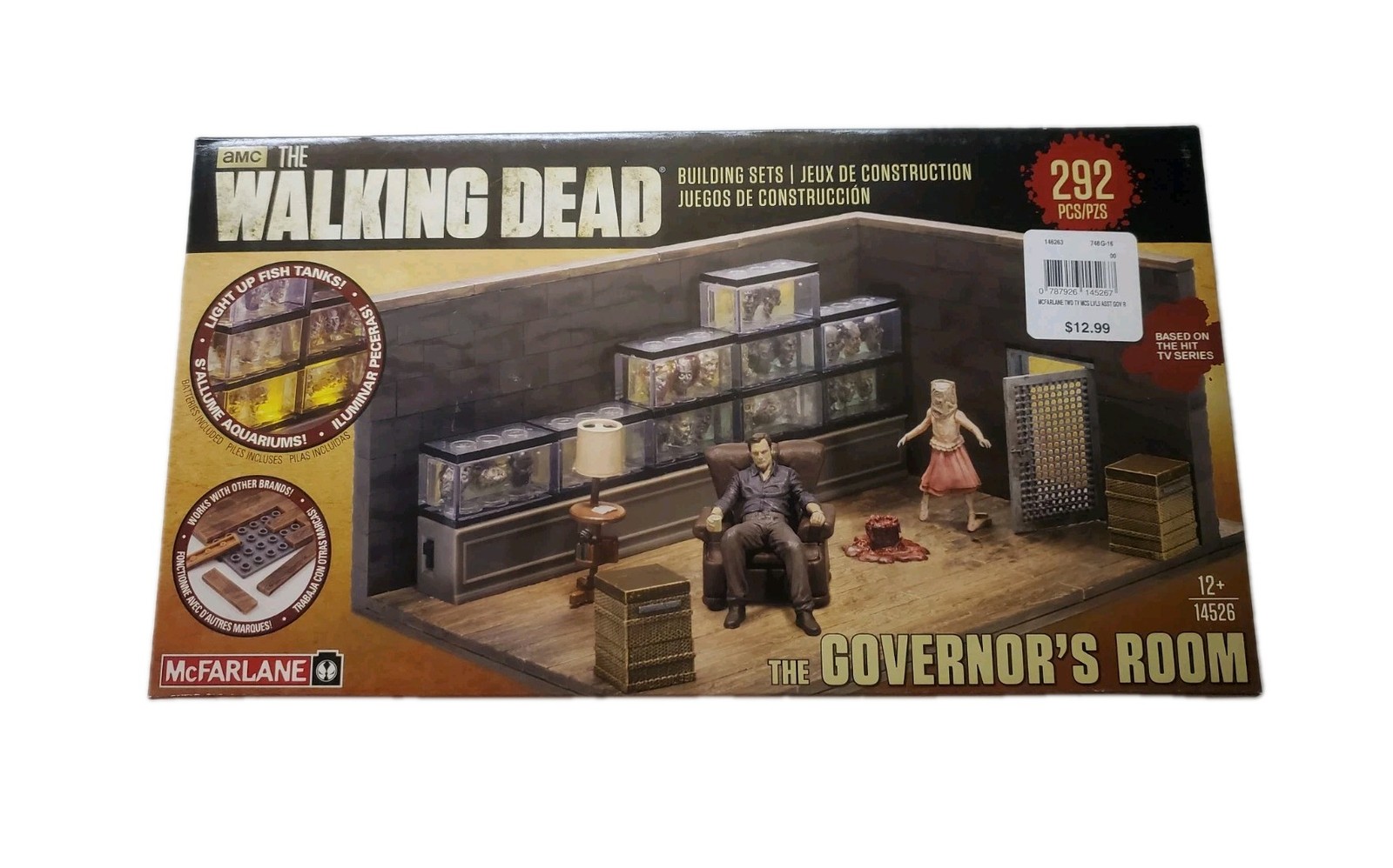 The Walking Dead the Governors Room McFarlane Toys Set Costruzioni 14526 Nuovo