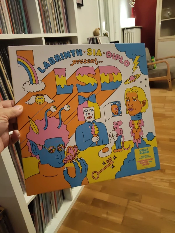 LSD - Labrinth - Sia - Diplo, vinyle splatter