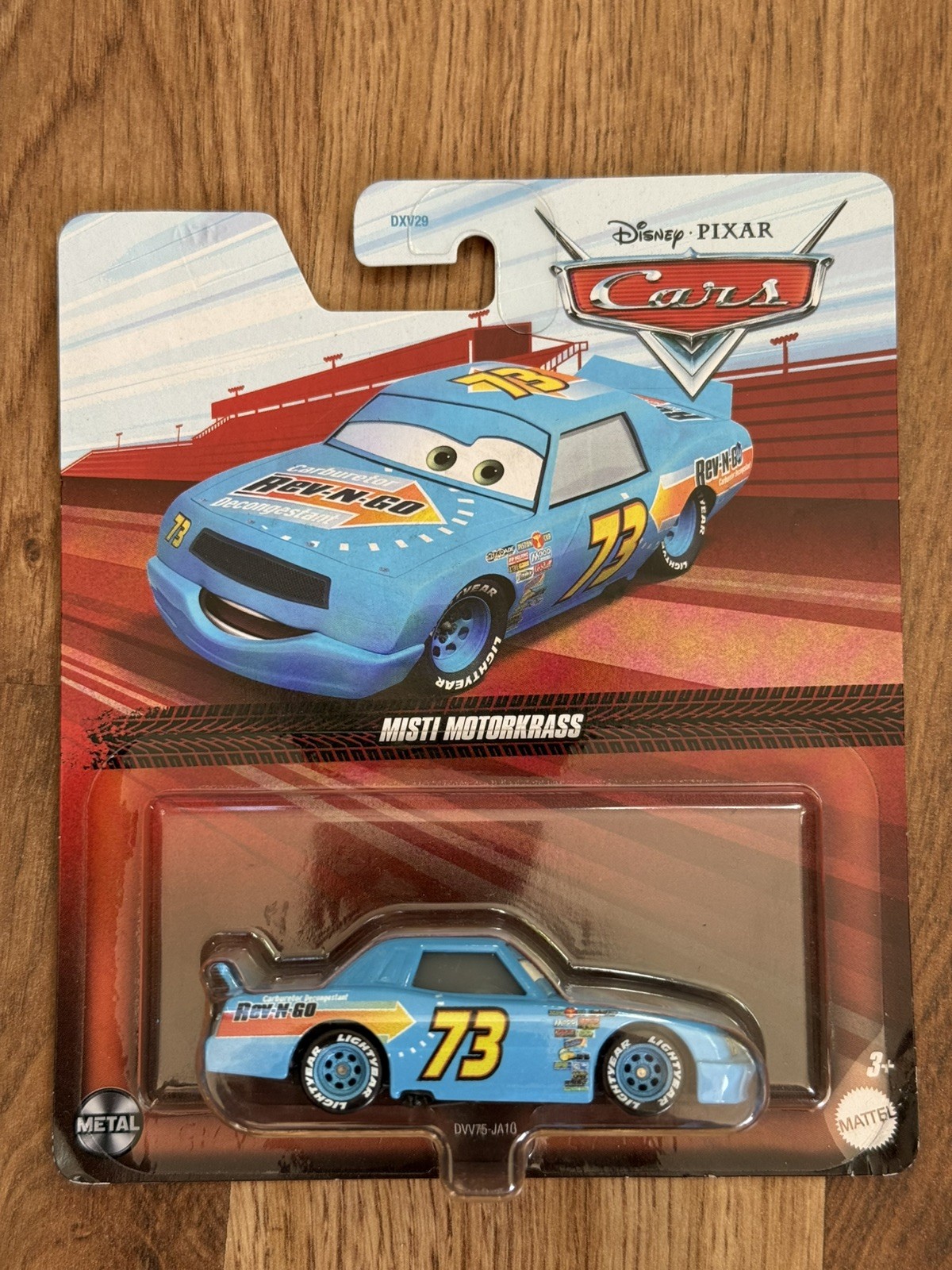 Disney Pixar Cars Diecast Mattel 1:55 Scale Misti Motorkrass Rev N Go