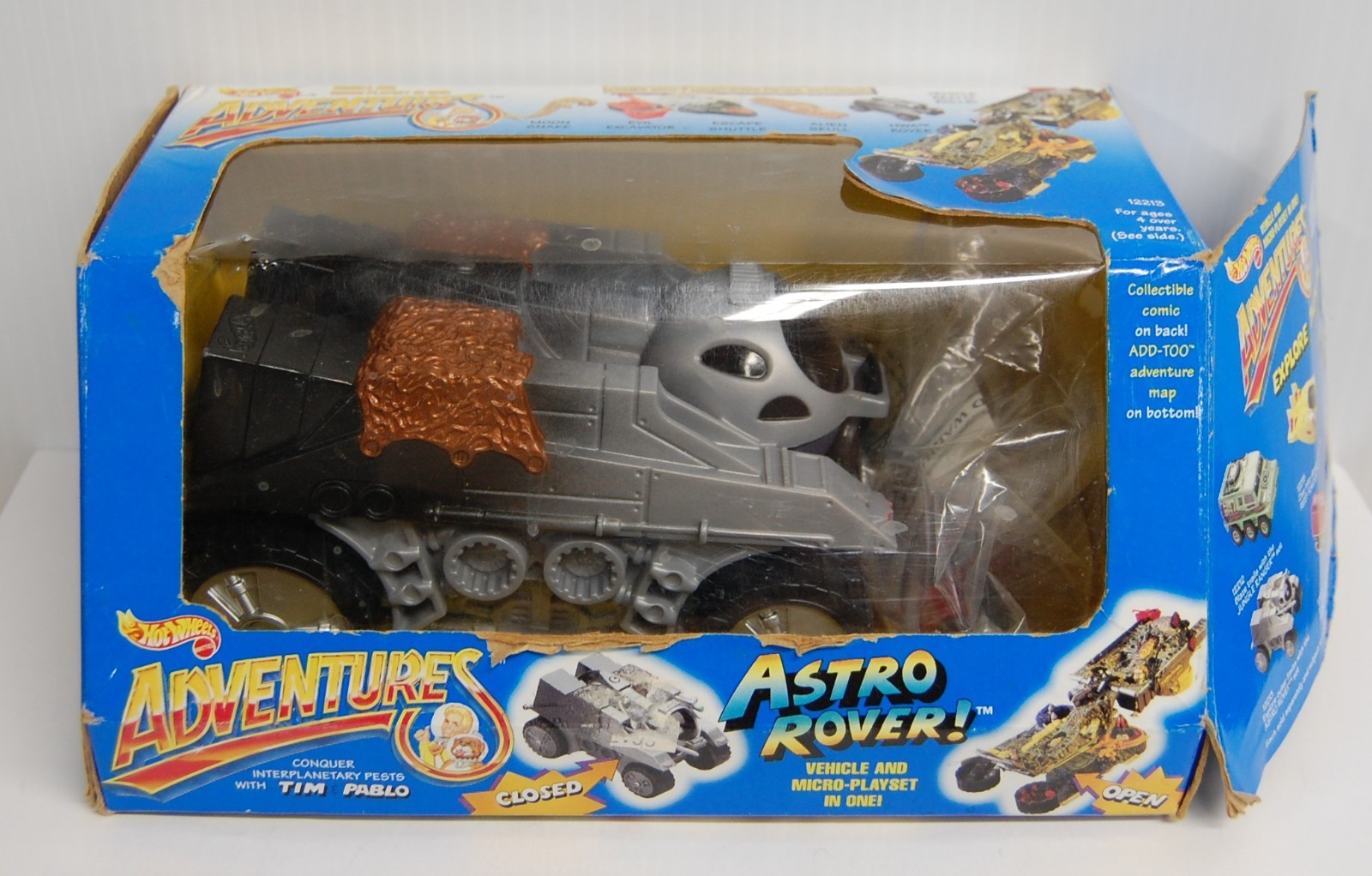 Hot Wheels Adventures 1994 Astro Rover! - Veicolo e Micro Playset in Uno 12213