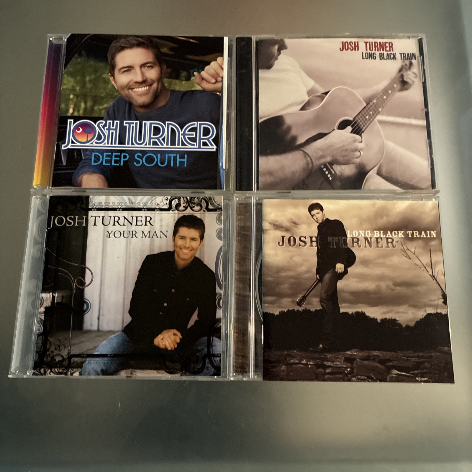 JOSH TURNER 4 CD LOT Deep South, Your Man, Long Black Train Single & Album VG+