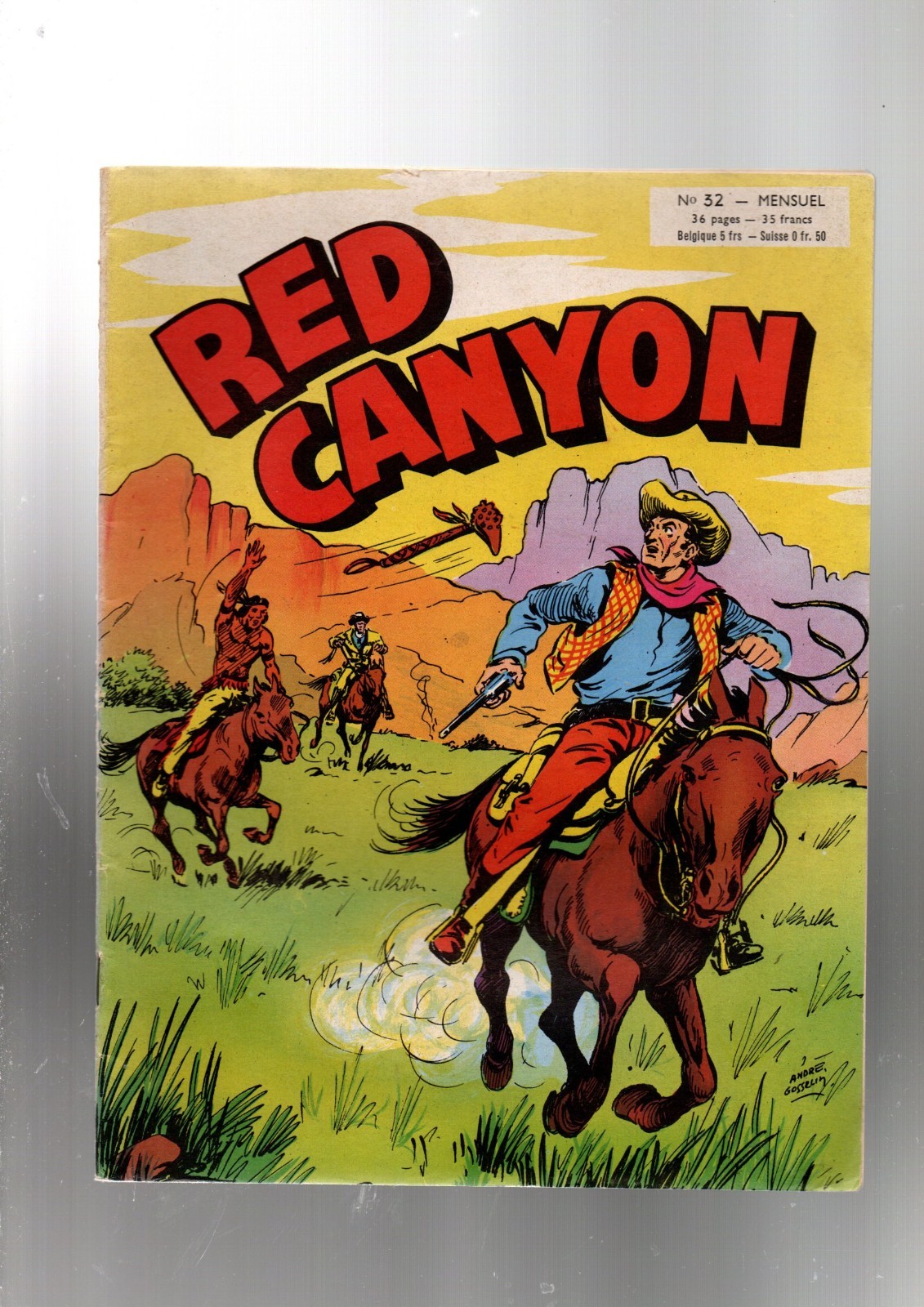RED CANYON n°32. ARTIMA 1956. Récit complet en TBE